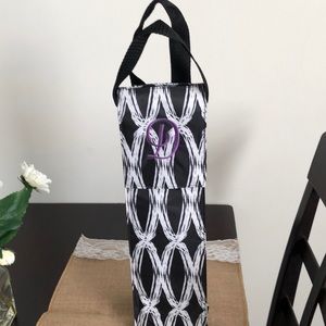 Thirty One Wine Cooler Bag with purple D engraved